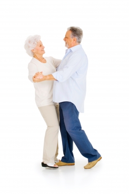 Elderly couple dancing Elderly couple dancing