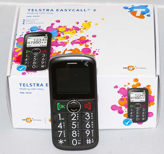 Telstra EasyCall 2 Mobile Phone (Image copyright (c) 2011, Gary Stark)